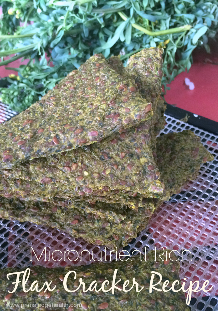 micronutrient rich flax cracker