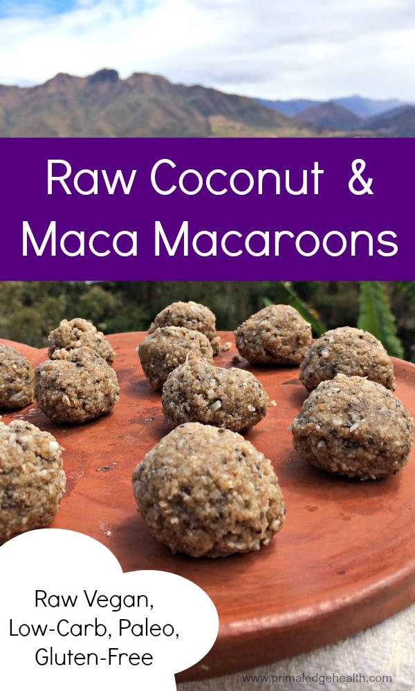Raw Coconut and Maca Macaroons