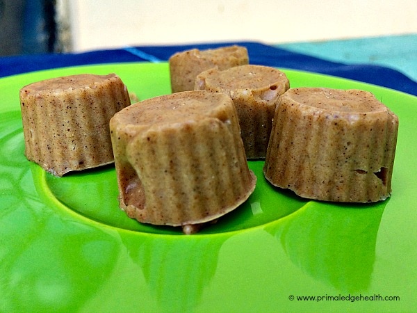 close up maca cinnamon fat bombs
