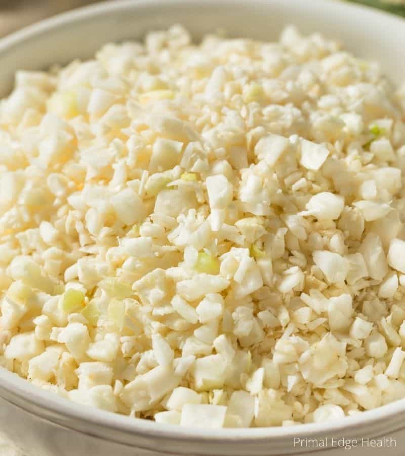make cauliflower rice no food processor