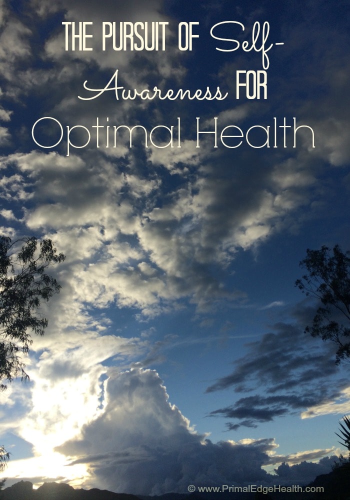 The pursuit of self-awareness for optimal health.