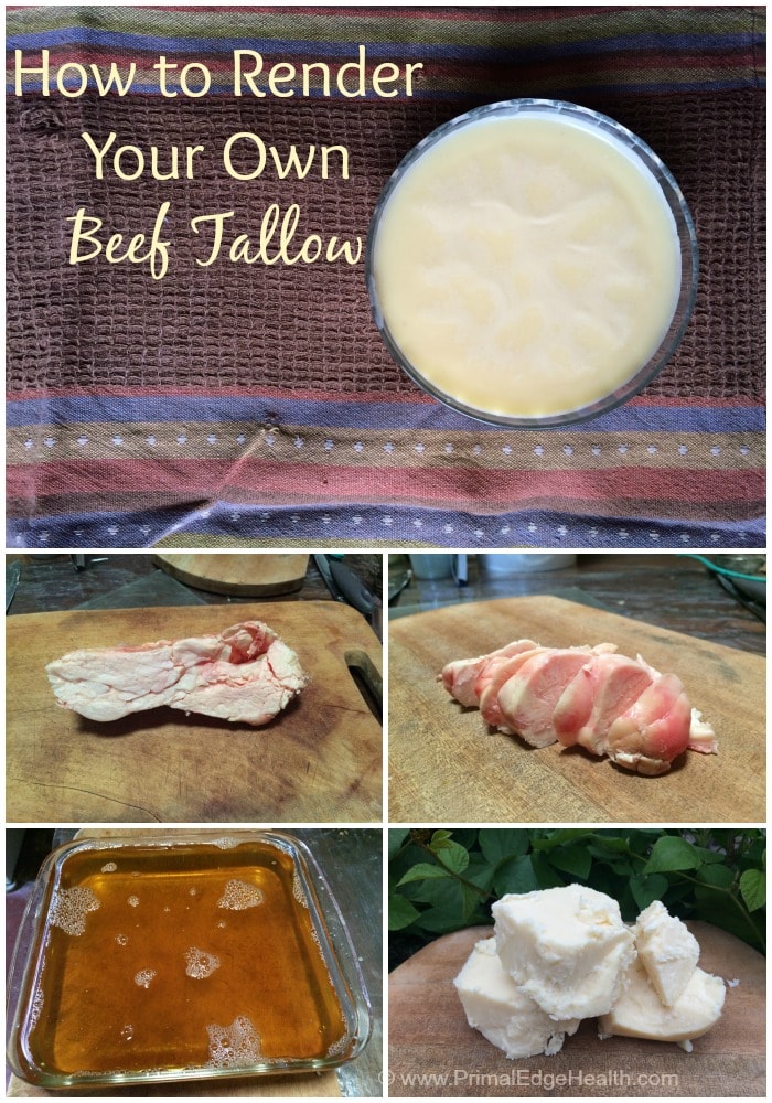 how to render beef tallow at home