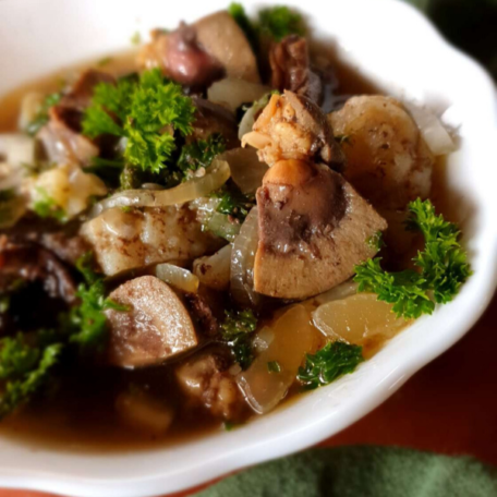 Beef offal soup