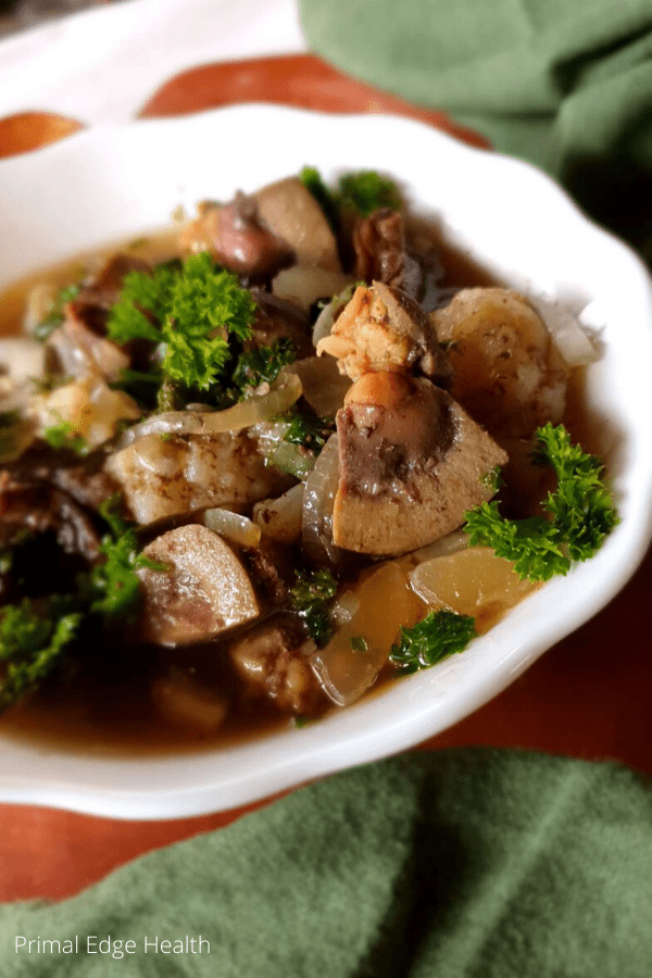 Beef offal soup