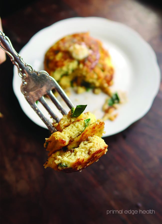 savory low-carb coconut flour pancakes