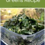 Coconut creamed greens recipe.