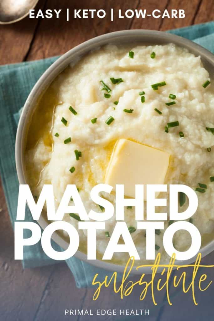 Easy. Keto. Low-carb. Mashed potato substitute.