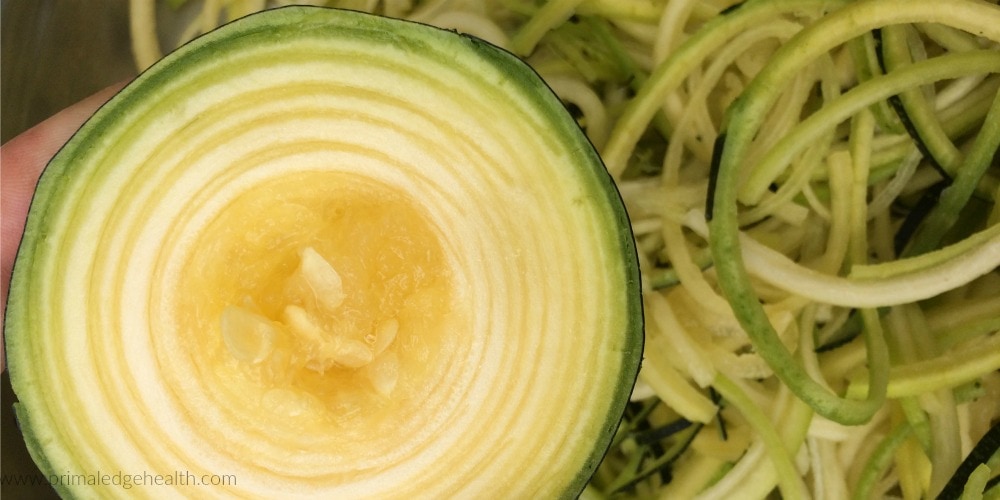 Zucchini noodles as keto pasta alternatives.