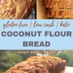 Coconut flour bread. Gluten-free. Low-carb. Keto.