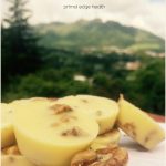 Walnut Cardamom sugar-free white chocolate bites.