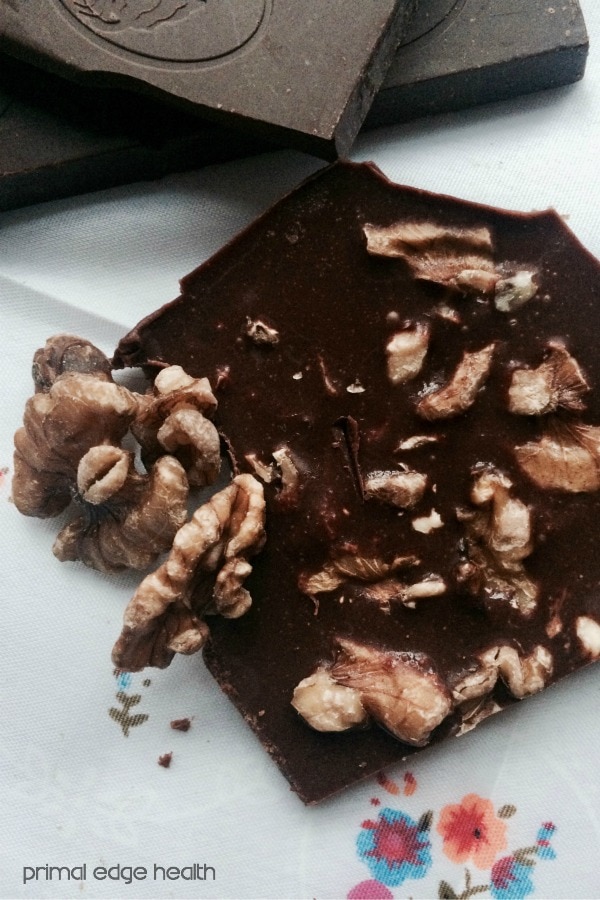 sugar-free chocolate walnut ketogenic fudge