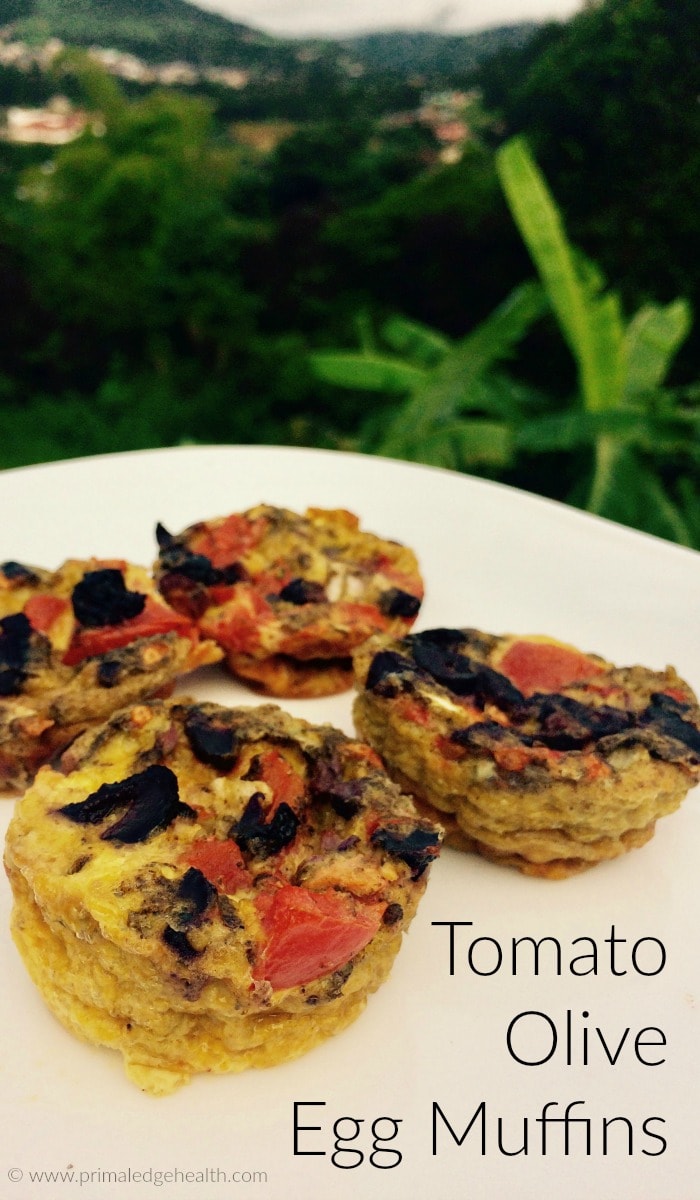 Tomato Olive Egg Muffin Recipe