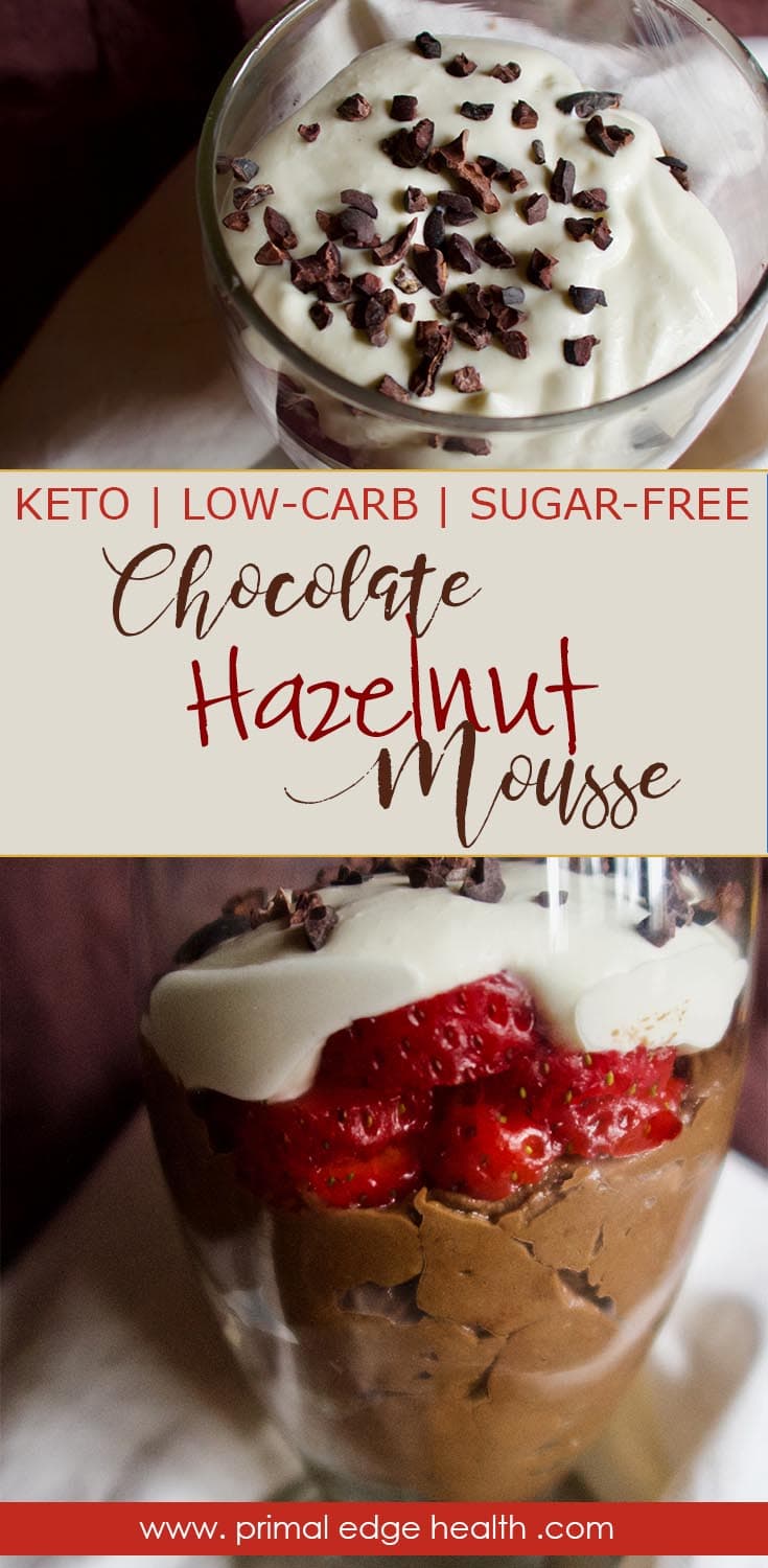 Hazelnut Ketogenic Chocolate Mousse | Primal Edge Health