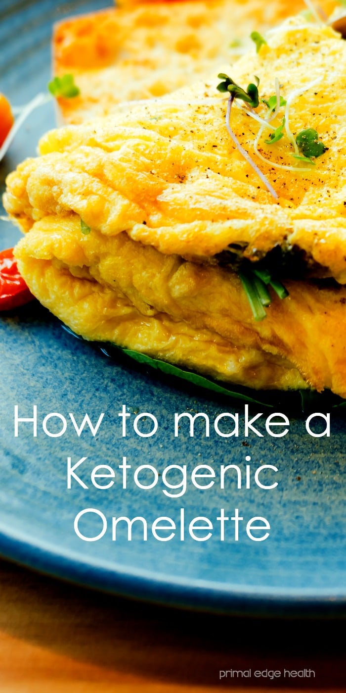 How to make a ketogenic omelette - primal edge health
