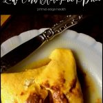 Sugar-free snickerdoodle omelette. Low-carb, ketogenic, paleo.