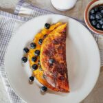 Healthy Sweet Omelette with Blueberries