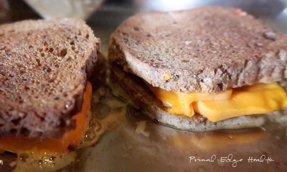 keto grilled cheese featured image