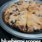 Blueberry scones. Dairy-free. Keto. Paleo.