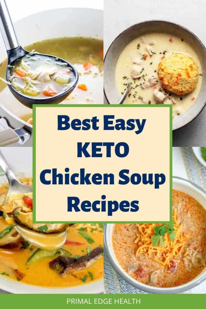 Best easy keto chicken soup recipes.