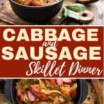 skillet dinner with cabbage