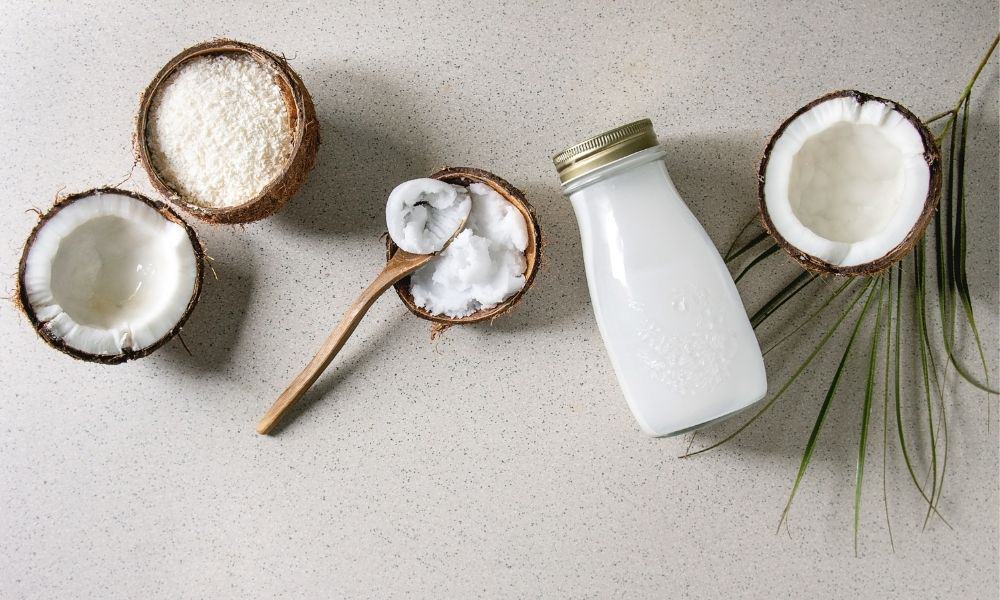 Coconut Ingredients for a keto diet.