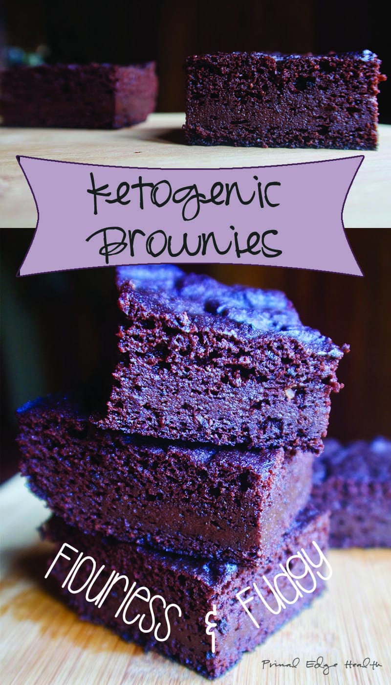 Flourless and Fudgy Ketogenic Brownies - Sugar-free! by Primal Edge Health