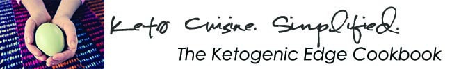 The logo for the Easy Keto Dinners with Beef cookbook.