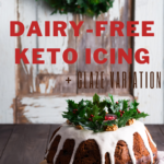 Dairy-free keto icing plus glaze variation by Primal Edge Health.