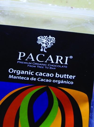 label organic cacao butter