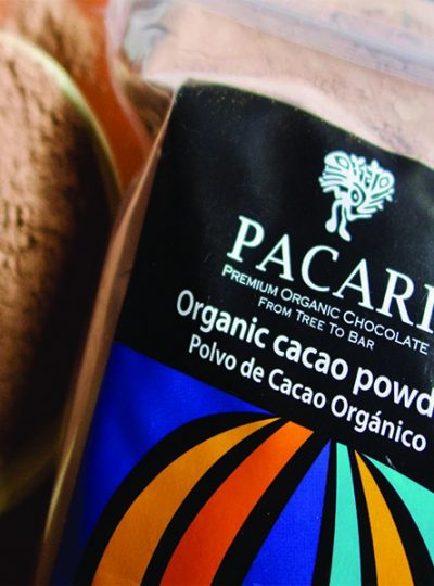 organic cacao powder side