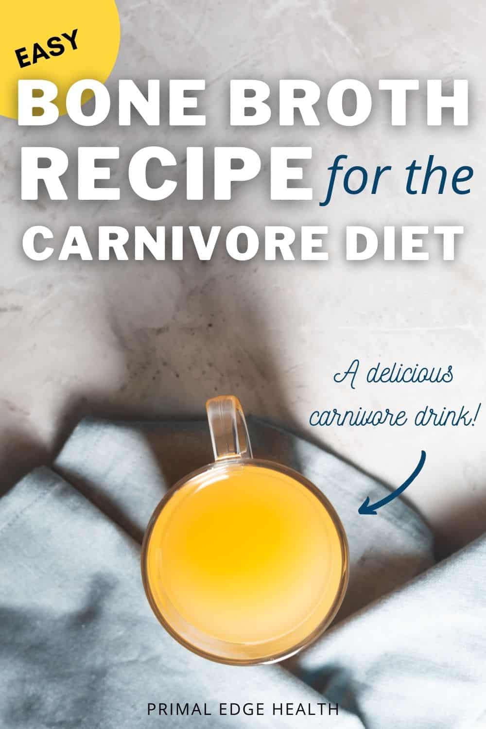 Ultra Simple Carnivore Diet Bone Broth Recipe