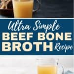 Simple Beef Bone Broth Recipe by Primal Edge Health.