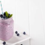 Blueberry Avocado Smoothie Recipe (Keto, Low Carb, Dairy Free, Vegan)