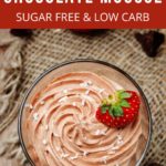 Easy Keto Avocado Chocolate Mousse - Sugar Free & Low Carb.