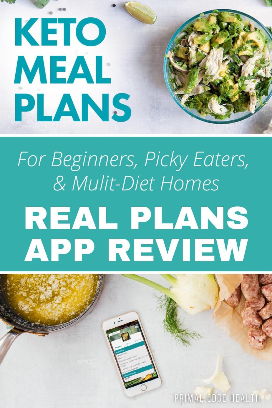 Keto Meal Plans for Beginners, Picky Eaters & Multi- Diet Homes - Real Plans App Review.