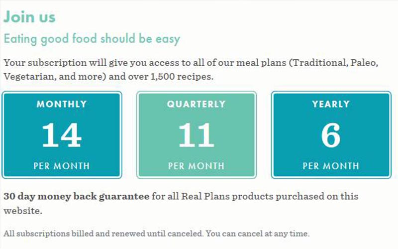 Real plans subscription plan review.