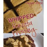 Whipped ricotta frosting. Ketogenic and sugar-free.