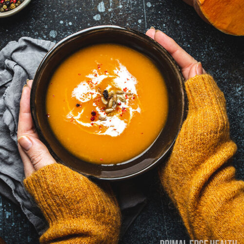 Soup pumpkin coconut milk