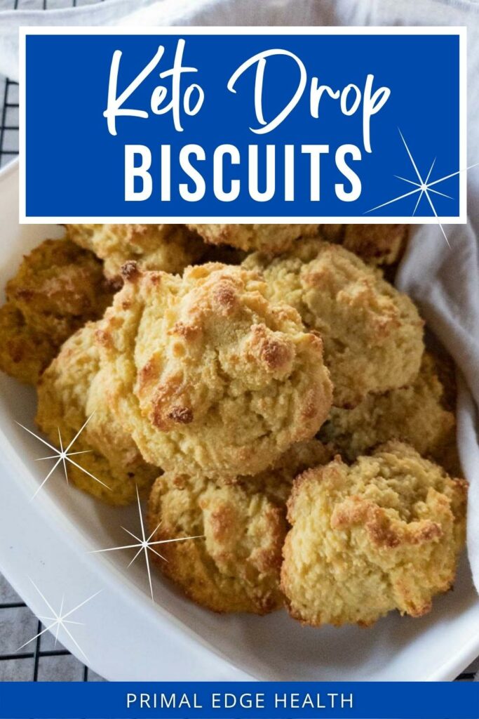 Cheddar drop biscuits keto