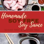 Homemade soy-free soy sauce. Sugar-free and gluten-free.