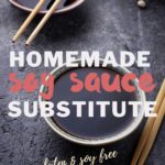 Homemade soy sauce substitute. Sugar, gluten and soy-free.