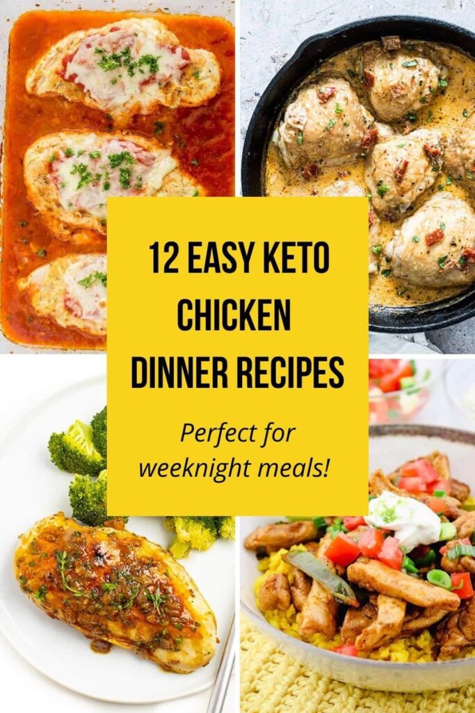 12 Easy Keto Chicken Dinner Recipes - Perfect for weeknight meals!