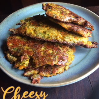 Keto. Low-carb. Gluten-free. Cheesy keto fritters.