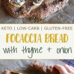 Low-Carb Focaccia Bread tall