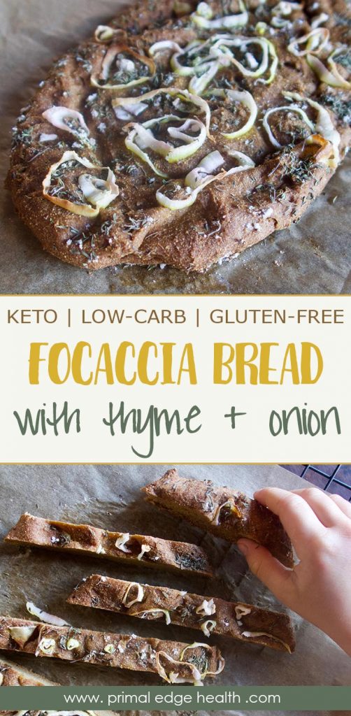 Low-Carb Focaccia Bread tall