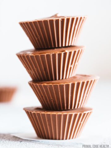 Homemade peanut butter cups keto