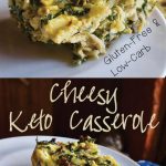 Cheesy keto casserole. Gluten-free and low-carb.