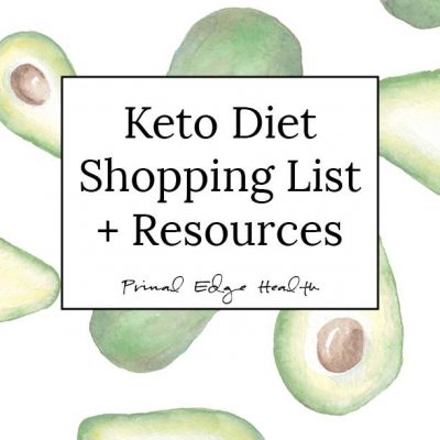 Keto Diet Shopping List cover PRODUCT IMAGE