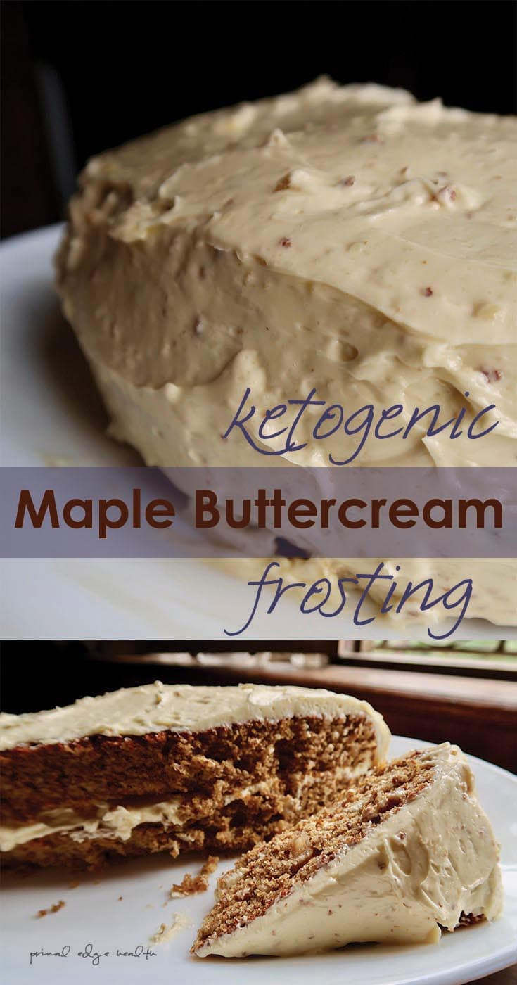 Maple Buttercream Ketogenic Frosting