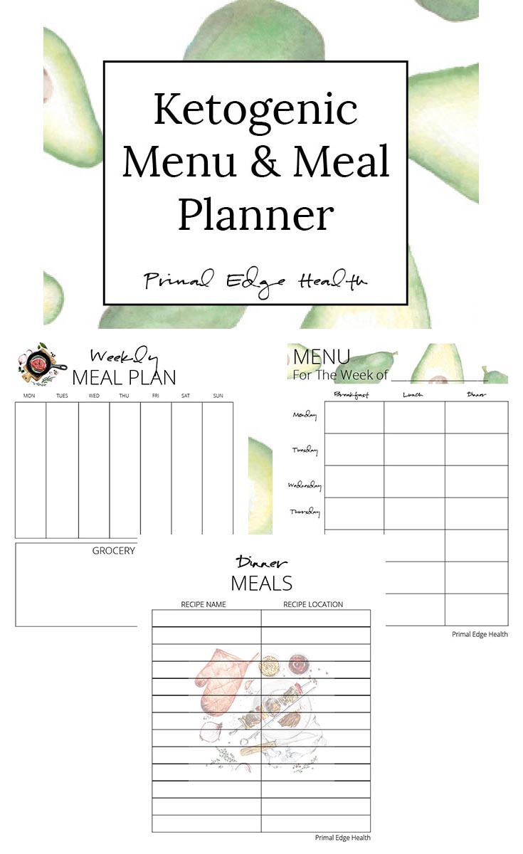 Printable Keto Meal Planner | Primal Edge Health